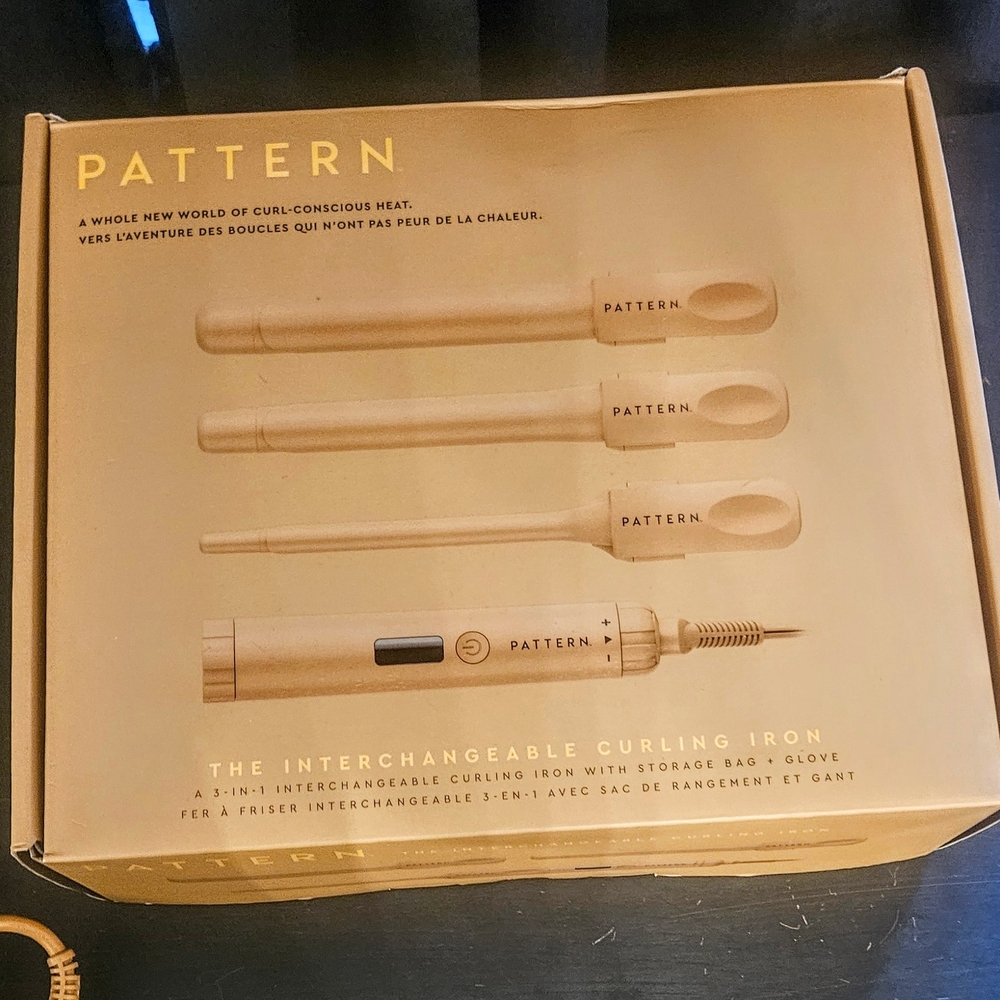 Pattern 3 in 1 Interchangeable Curling Iron Set - Picture 4 of 9